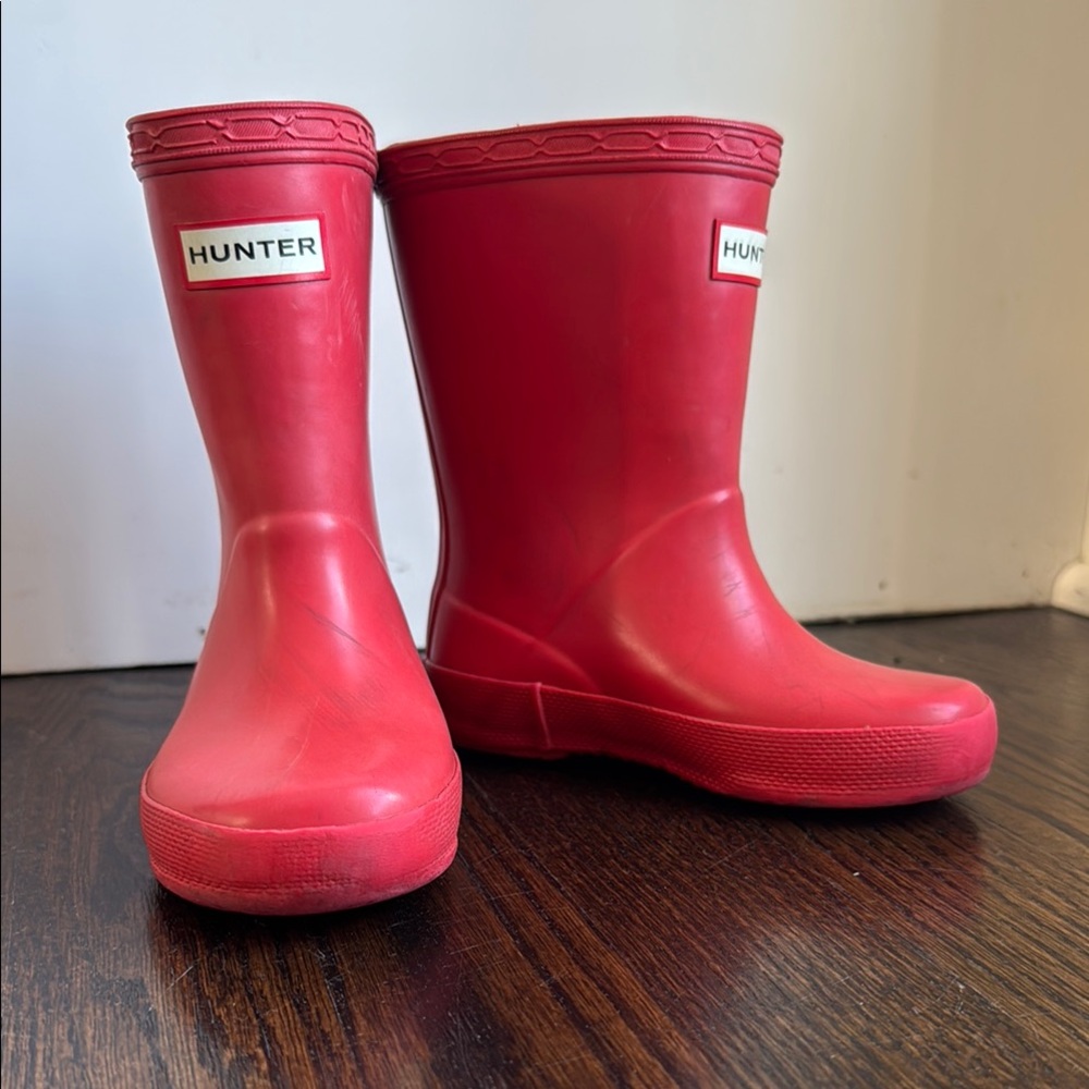 Hunter Little Kid Red Rain Boots